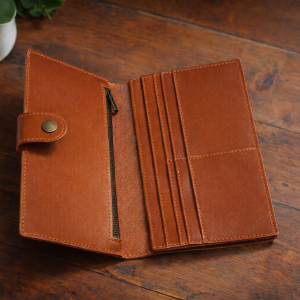Long Leather Wallet